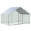 Gymax Large Spire-Shaped Chicken Coop Galvanized Metal Hen House 10