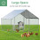 Gymax Large Spire-Shaped Chicken Coop Galvanized Metal Hen House 6