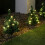 Premier 6 x 30cm LED Lit Premier Christmas Tree Path Lights (15 LEDs Per Tree) 8