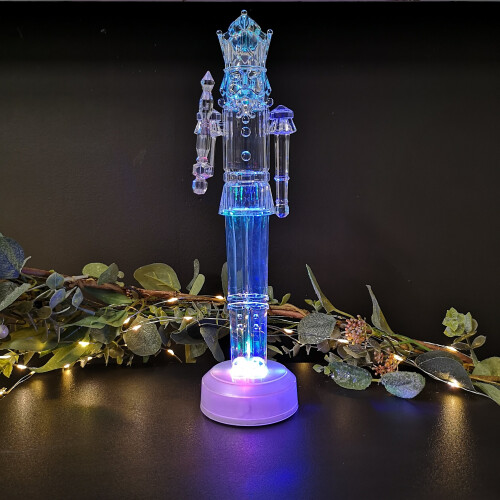 Snow Time Snowtime Christmas LED 30cm Nutcracker Colour Changing LEDs