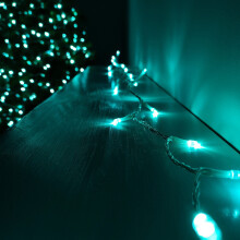 Premier Deluxe Light Set - 20m Multi Action 200 Turquoise LED SUPABRIGHTS