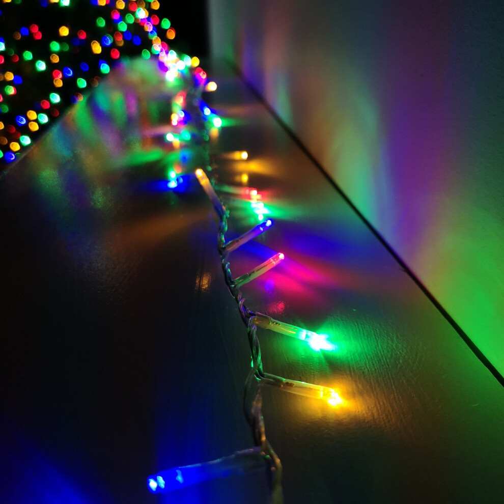 Premier 1000 LED 25m TreeBrights Christmas Lights Multi Coloured LED Lights