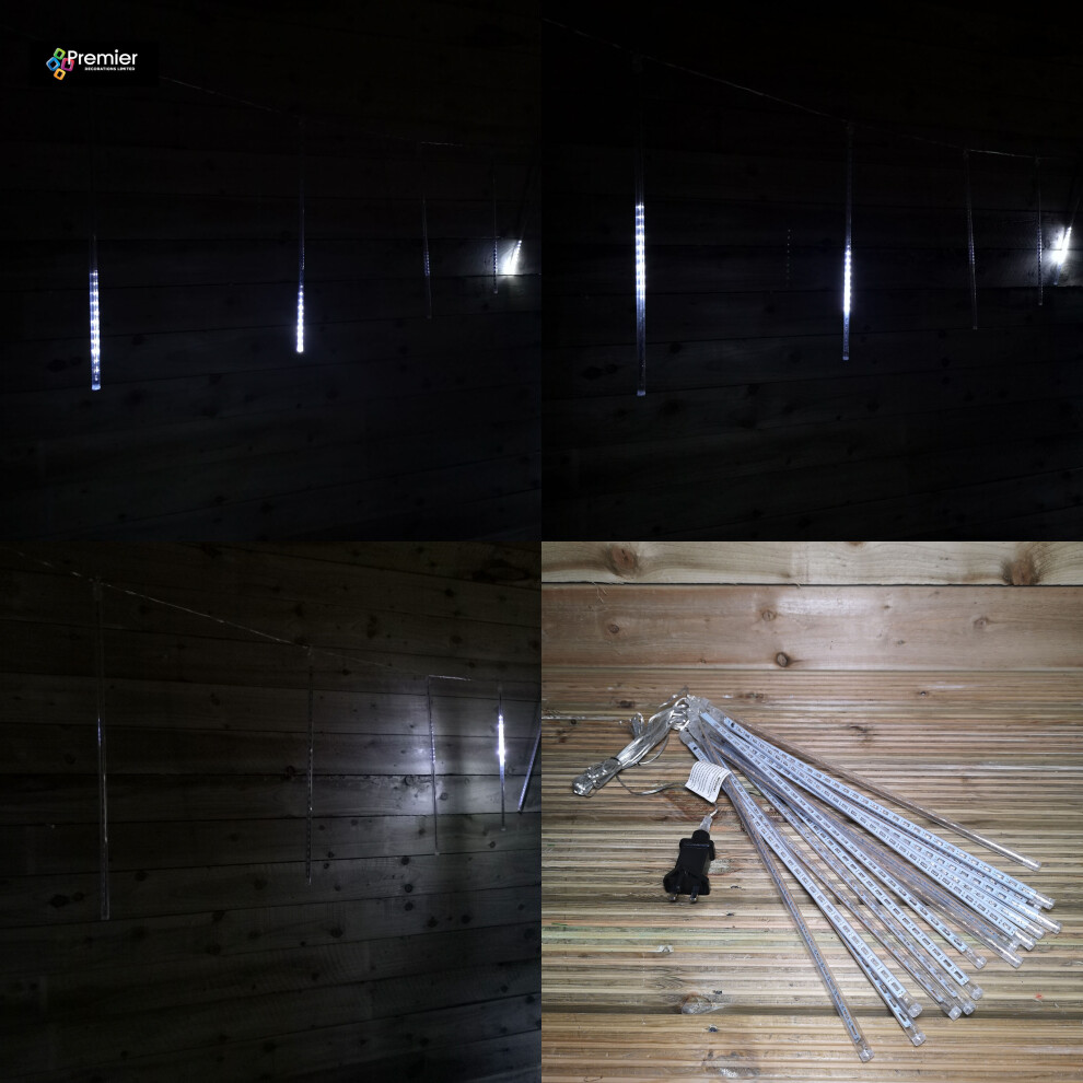 Premier LED Shower Lights - Bright Imitation Snowing Effect (15 x 50cm)