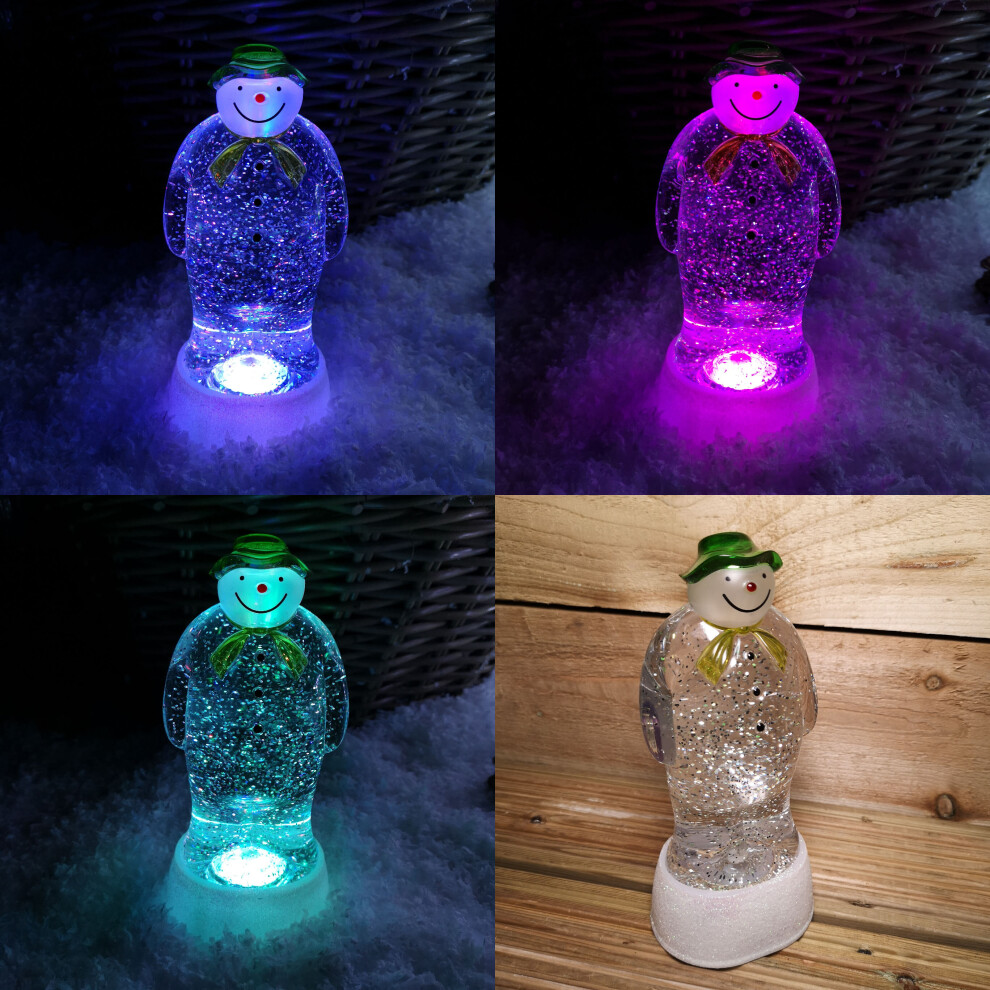 Snow Time The Snowman & The Snowdog The Snowman Colour Changing Water Spinner 22.5Cm