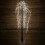 6ft Brown Flocked Willow LED Birch Tree 600 Warm Lights 1