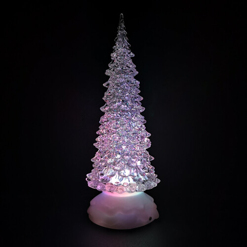 Garden Store Direct (27cm Water Tree) Battery Operated Christmas Colour Changing LED Water Spinner Tree