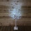 Snow Time 1.2m (4ft) Christmas Outdoor Birch Tree with 48 Ice White LED 3