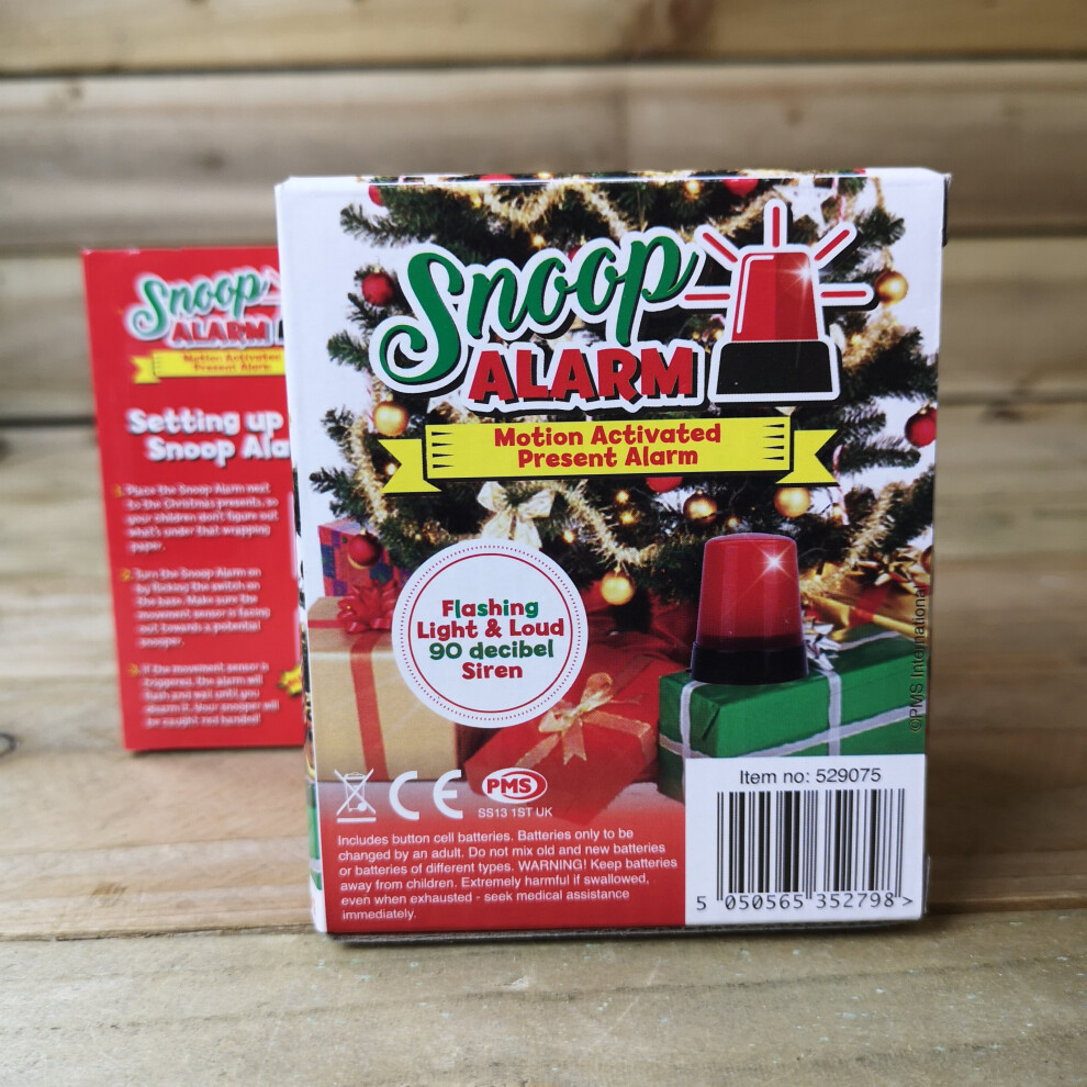 Motion Activated Snoop Alarm - Christmas Present Monitor 5050565352798