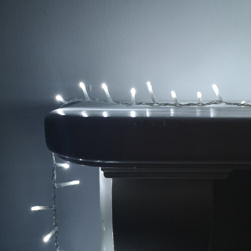 Premier 1000 LED 25m Premier TreeBrights Christmas Lights Cool White Clear Cable 1