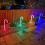 Premier 62cm Multi Coloured Christmas Candy Cane Garden Patio Illuminated Path Lights 2