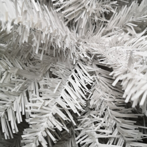 Premier 2m (6.5ft) Premier Pencil Style Slim Christmas Tree in White 2