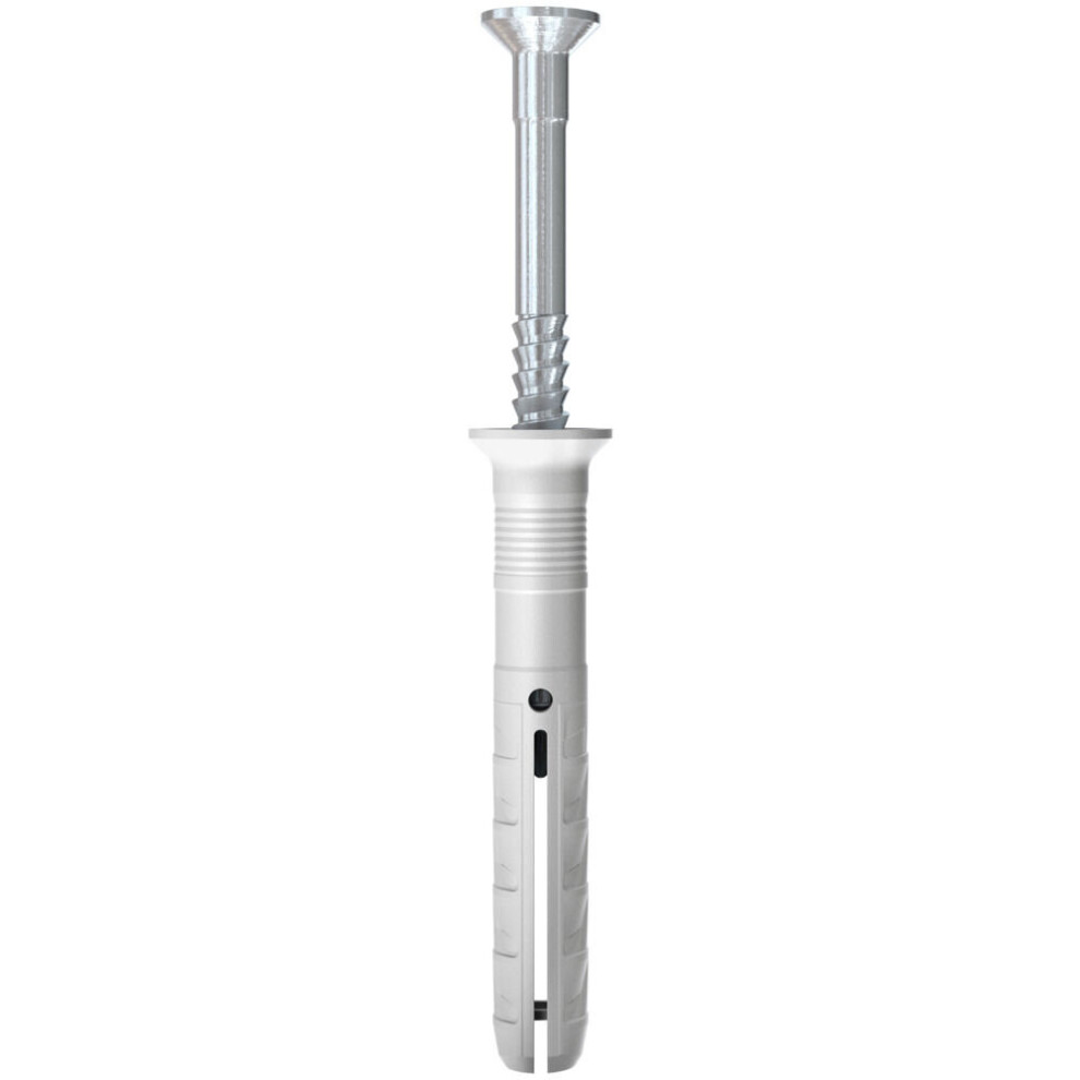 Fischer Hammerfix Countersunk Stainless Steel Nail Screw With Plug - 6Mm X 60Mm (50 Pack) 4006209503737
