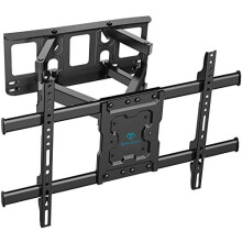 TV Wall Bracket Swivels Tilts Extends, Full Motion TV Wall Mount for Most 37-82 Inch Flat&Curved TVs, Holds up to 60kg, VESA 600x400mm