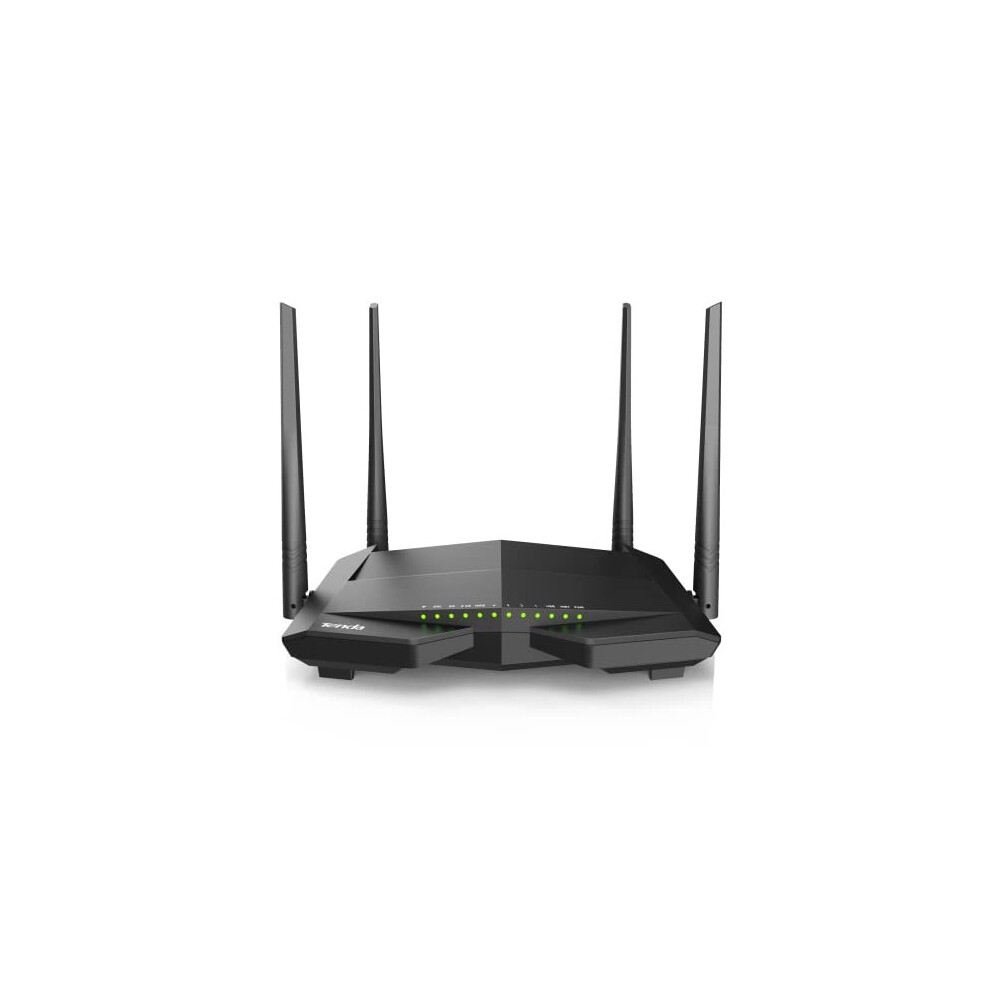Modem Router WiFi TENDA V12, Schwarz, Wireless AC1200 Dualband VDSL-ADSL