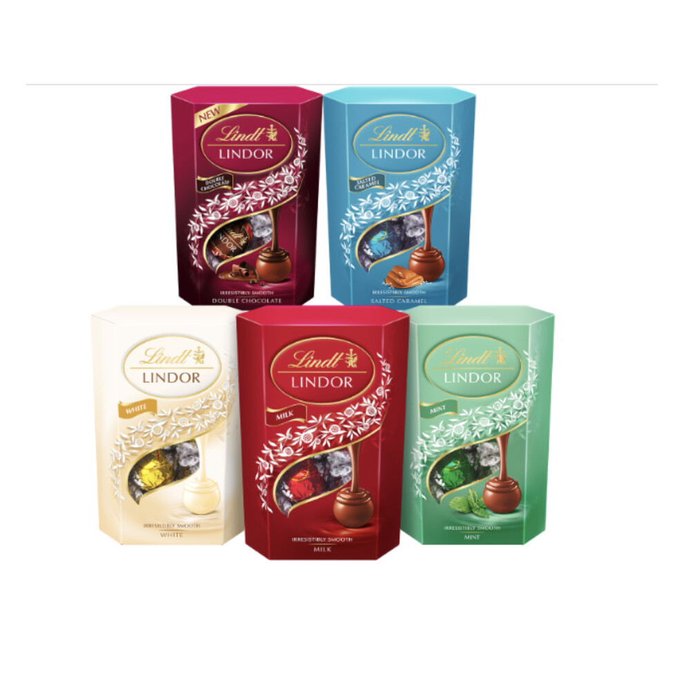 Lindt LINDOR Favourites Bundle 5x200g