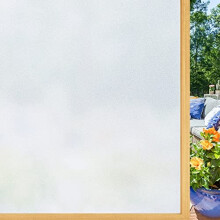 Lifetree Frosted Window Film Privacy: Opaque Window Film for Glass Windows Self-Adhesive Sun Blocker Anti UV Window Frosting Film Static Cling F