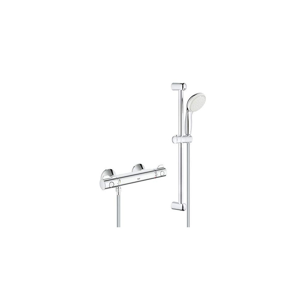 GROHE 34565001 | Grohtherm 800 Thermostatic Shower Set | 600 mm