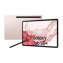 Samsung Galaxy Tab S8+ 12.4 Inch 128 GB 5G Android Tablet Pink Gold (UK version)
