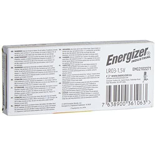 Energizer 40 Piece Value Pack Energizer Industrial AAA/LR03/EN92/Micro Batteries Alkaline 1