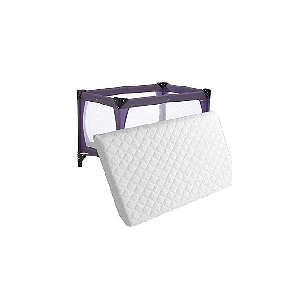 Gax New Baby Travel Cot Foam/Mattress - Waterproof Cover | Extra Thick Quilted | Fits Most Graco/M&P Toddler Cots, Breathable | Anti Allergenic 9 Porter And Lambert