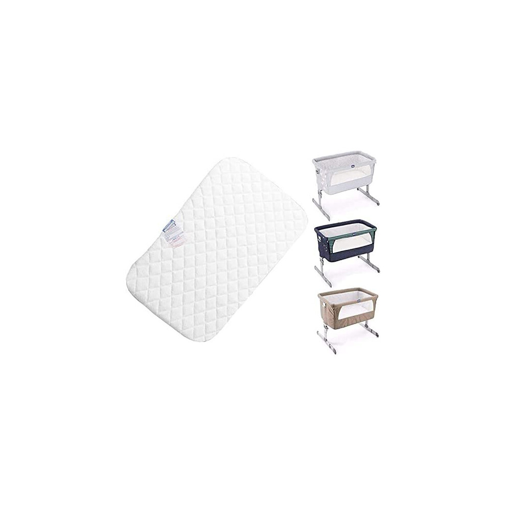 Baby Crib Mattress Fits/Compatible To Next To Me Cot Bed Replacement - Bedside Travel Cot Toddler Infant Bed Mattress - Hypoallergenic Brillars