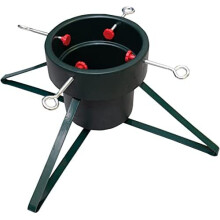 St Helens Home & Garden Christmas Tree Stand - With 4 legs, 4 screw clamps and water tank - Ensure that your Christmas tree stays upright, secure