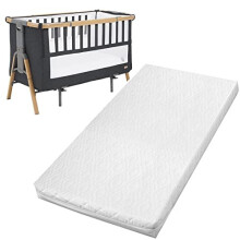 Pinkfairy Baby Toddler Crib Foam Mattress - Compatible with Tutti Bambini cot mattress - Breathable Cozy Ultra Soft Anti-Allergic (80.5 x 51 x 4