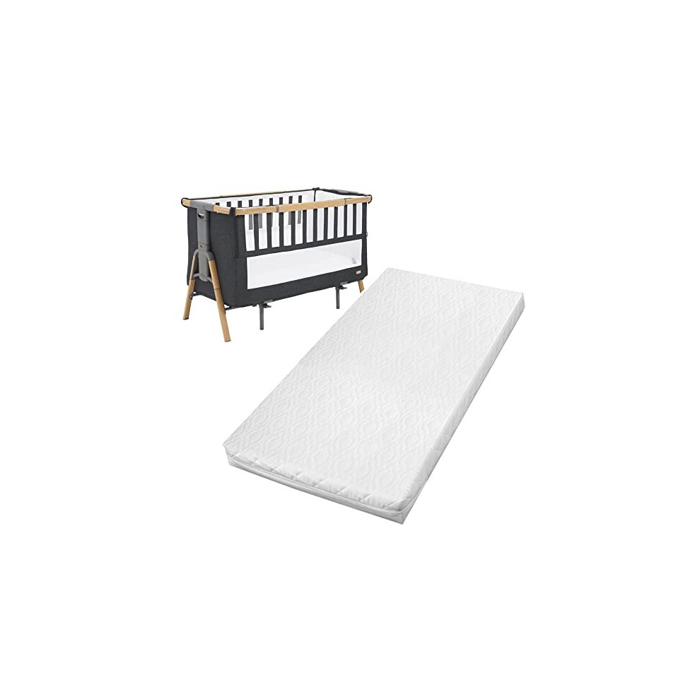 Baby Toddler Crib Foam Mattress - Compatible With Tutti Bambini Cot Mattress - Breathable Cozy Ultra Soft Anti-Allergic (80.5 X 51 X 4 Pinkfairy