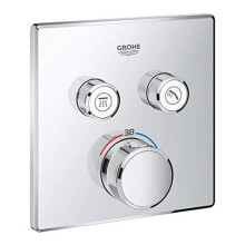 GROHE 29124000 | Grohtherm SmartControl Thermostat Concealed | Square | 2 Valves