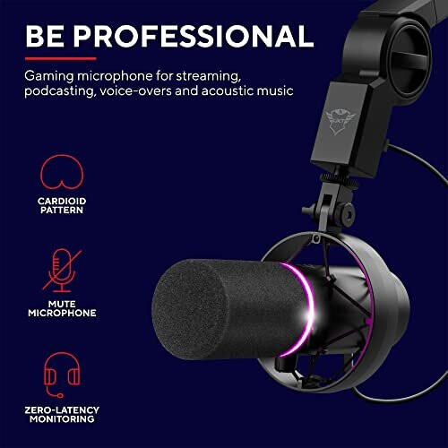 Trust GXT 255 ONYX mikrofonstativ 1