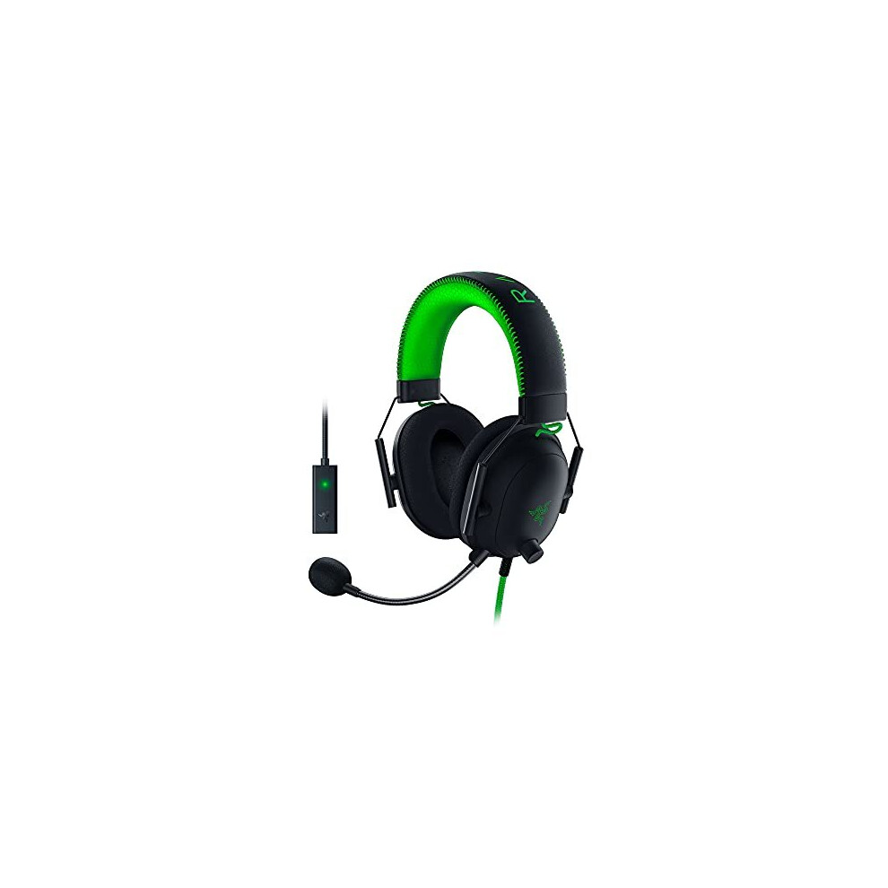 Razer BlackShark V2 - Premium Esports Gaming Headset (TriForce 50mm Drivers, HyperClear Cardiod Mic, Advanced Passive Noise Cancelation, THX Spa