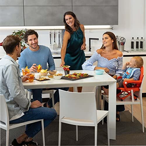 CHICCO Hochstuhl Pocket Snack - Mohnrot 1