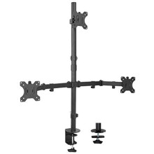 Triple LCD Monitor Desk Mount Stand Heavy Duty & Fully Adjustable 3 Screens up to 27" ~ (by VIVO)