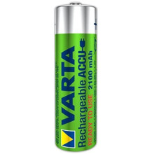 Varta 567061011111 Pack of 10 Rechargeable Batteries AA (2100 mAh), Green
