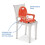 CHICCO Hochstuhl Pocket Snack - Mohnrot 5