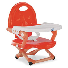 CHICCO Pocket Snack Booster Seat - Poppy vermelho