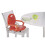 CHICCO Hochstuhl Pocket Snack - Mohnrot 6