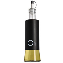 KADAX Olivenölflasche 320 ml mit Spenderglas für Olivenöl Schwarz