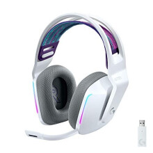 Casque gamer - Sem fio - Logitech G - G733 Lightspeed - PS5, PS4, PC, MAC - Branco