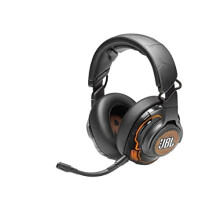 JBL Quantum ONE Over-Ear USB Wired Professional Gaming Headset with Head Tracking-Enhanced QuantumSPHERE 360 Technology, PC, Playstation and Xbo