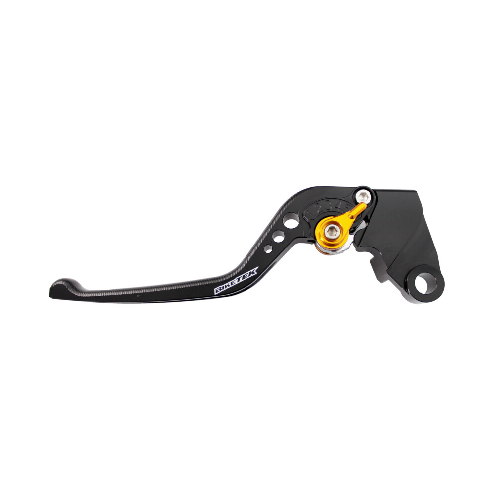 Biketek Adjustable Cnc Lever Long Clutch / Adjuster - #C119 Black/Gold 5034862436276
