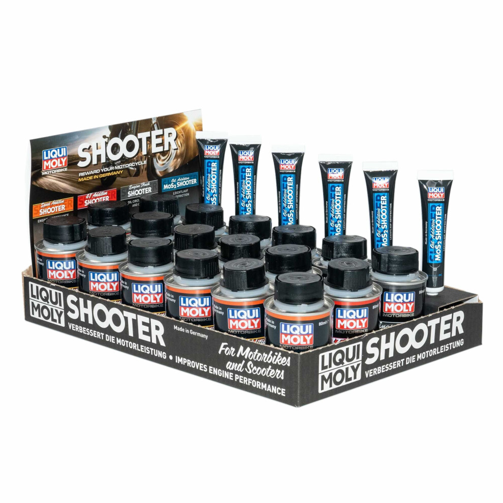 Liqui Moly Mixed Tray Shooter Pack 6X Speed 6X 4T 6X Flush 6X MOS2