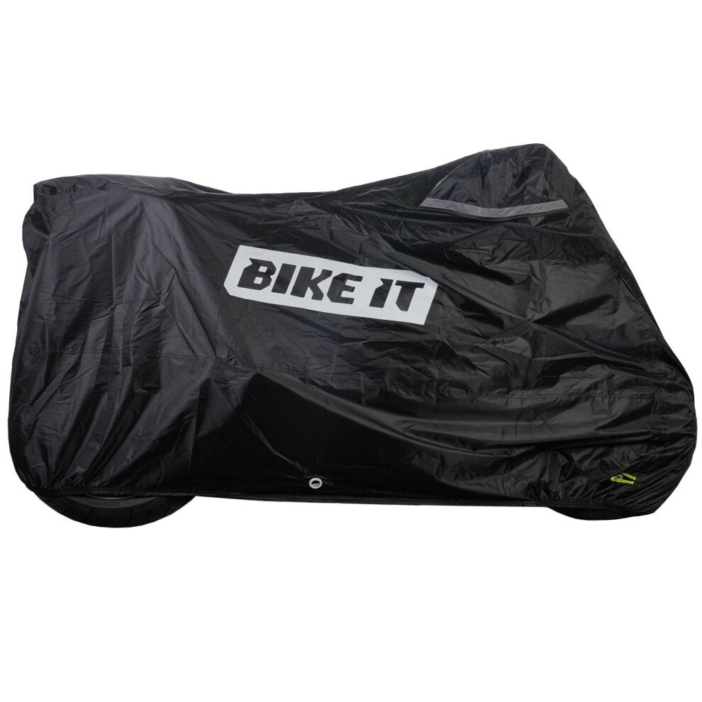 Bike It Nautica Outdoor Motorcycle Rain Cover For Large Motorcycles Black 5034862453525
