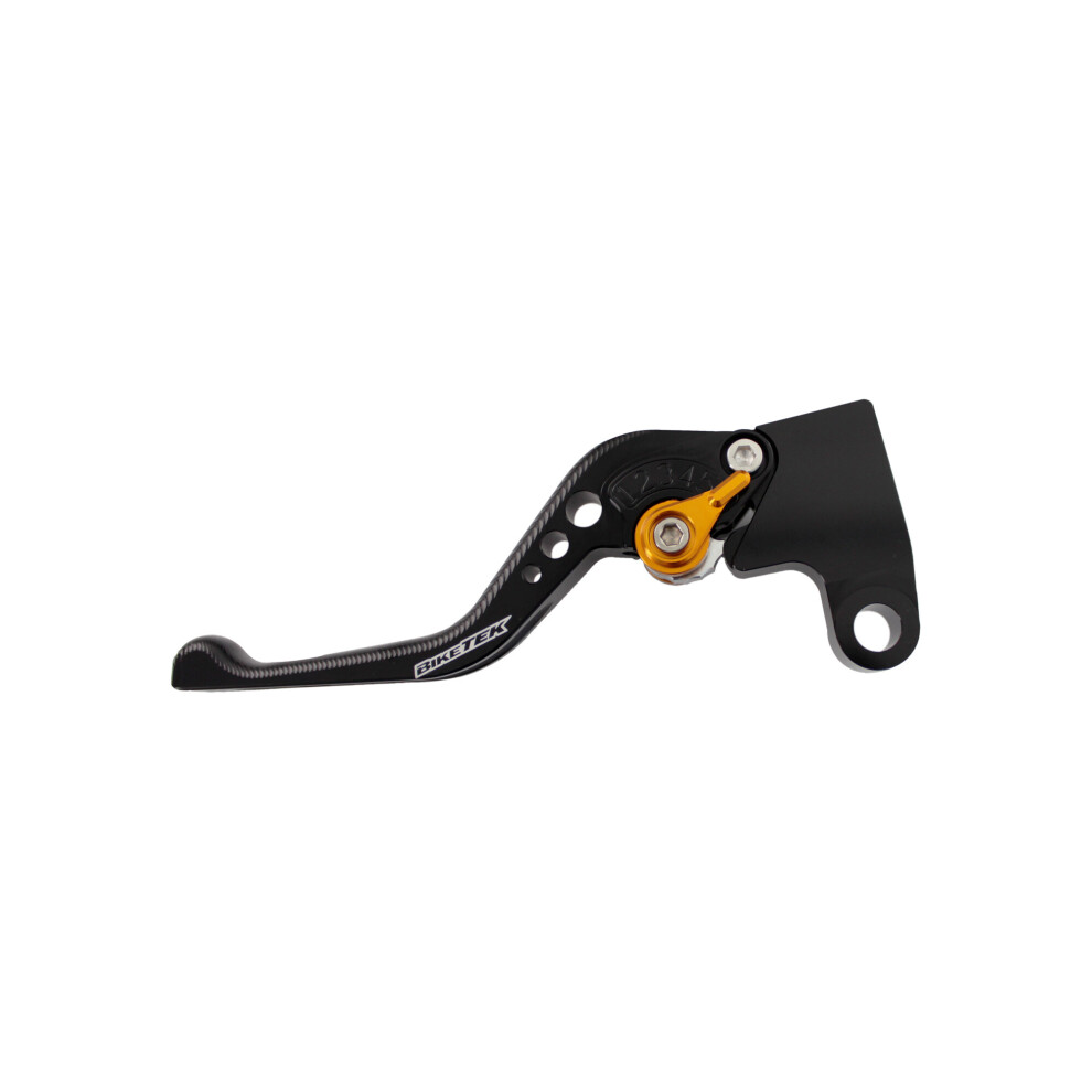 Biketek Adjustable Cnc Lever Short Clutch / Adjuster - #C121s Black/Gold 5034862436306