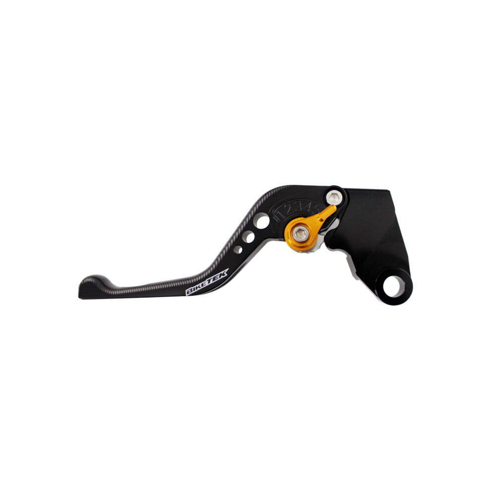 Biketek Adjustable Cnc Lever Short Clutch / Adjuster - #C119s Black/Gold 5034862436283