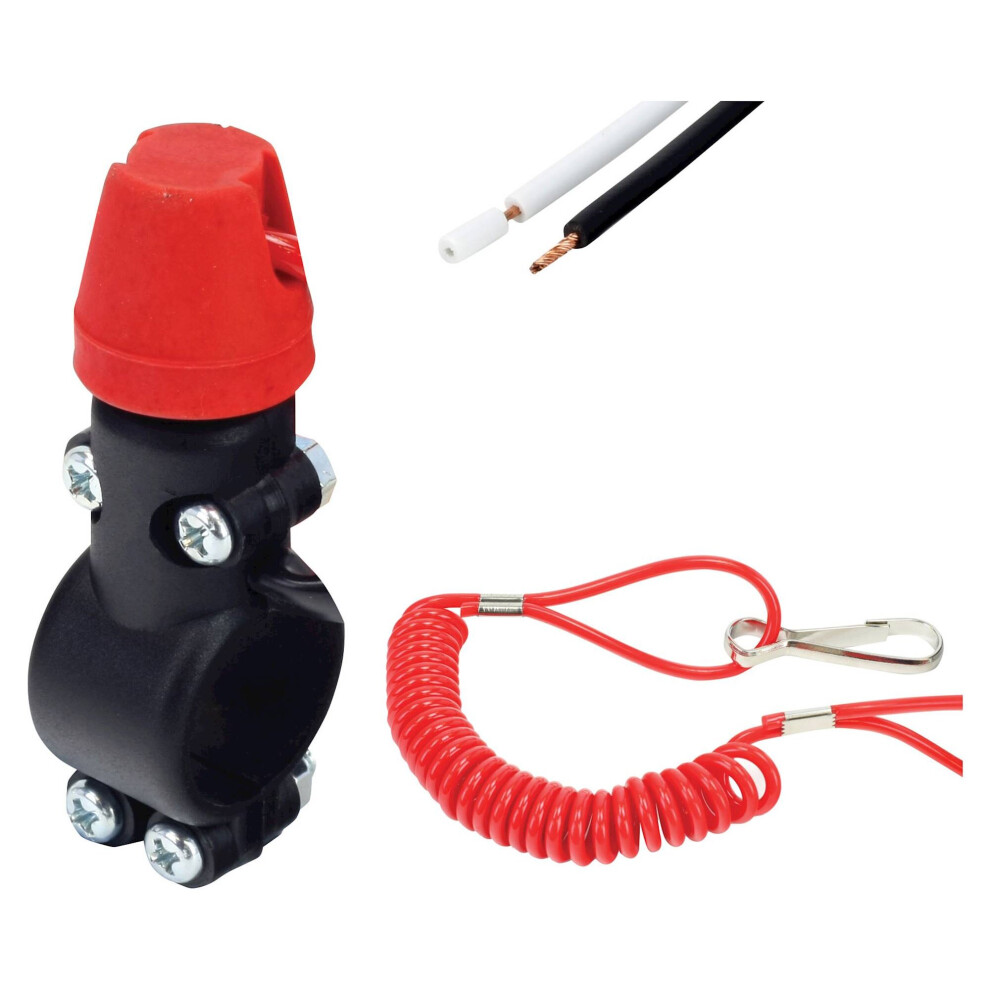 Bike It Stop Switch Universal Kill Switch With Tether Circuit Break When Tether Off 5034862216052