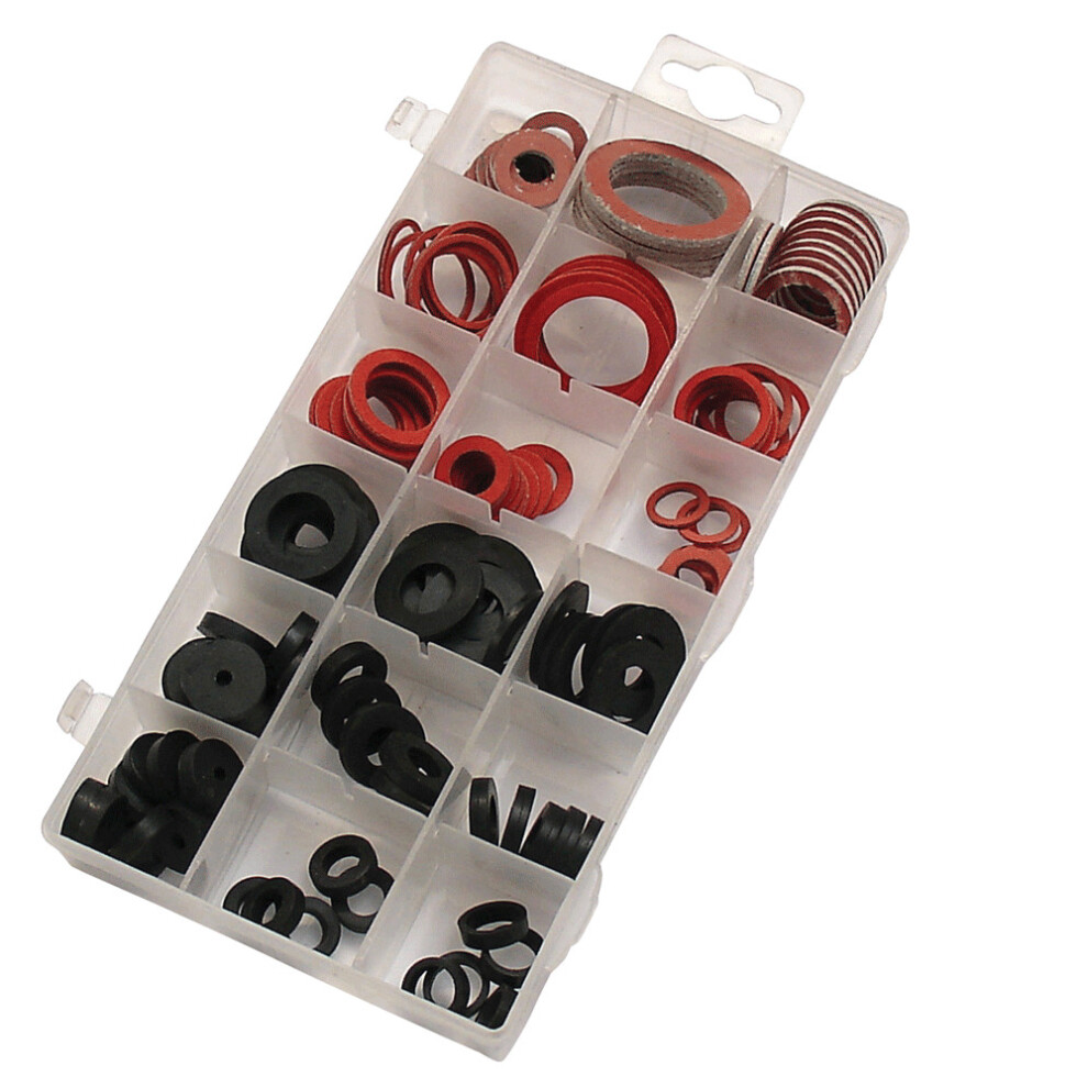 Biketek Rubber Sealing Washer Assortment Kit - 141 Pieces 5034862211071
