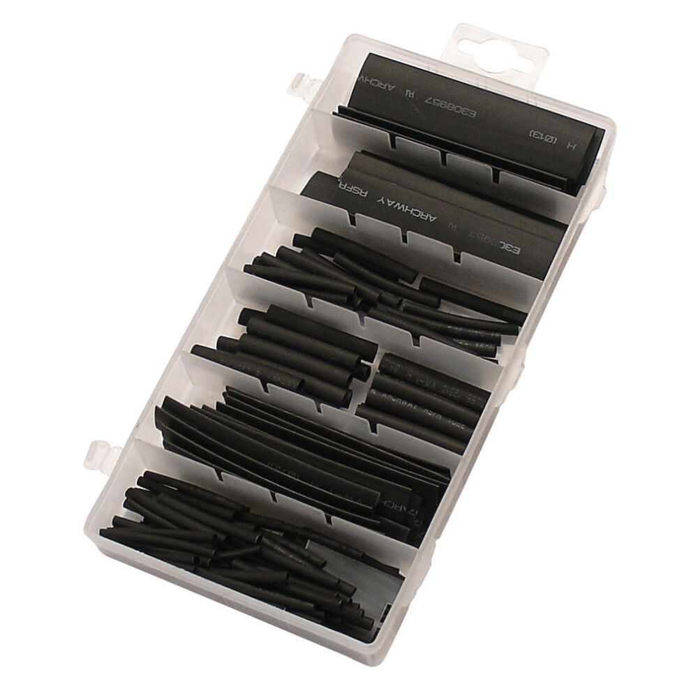 Biketek Heat Shrink Wire Wrap Assortment Kit - 127 Pieces 5034862211132