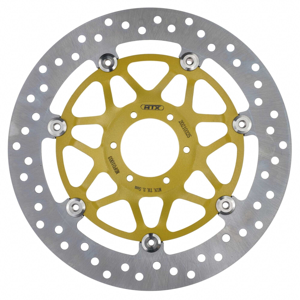 Mtx Performance Brake Disc Front Floating Disc For Honda Vfr800, Xl 1000 Varadero & Goldwing 1500/1800 Models 5034862446206