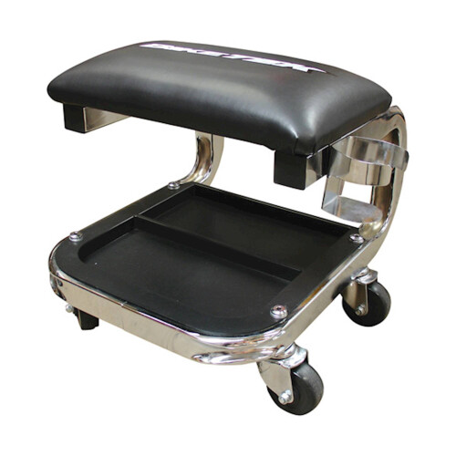BikeTek Jumbo Creeper Seat Chrome